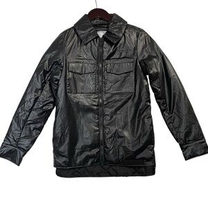 LuxtonWoman Luxer Black The Theatherless Lightweight Bomber‎ Jacket Size S